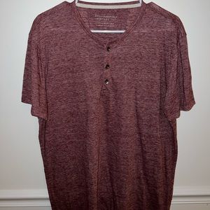 Banana Republic Linen Henley T Shirt